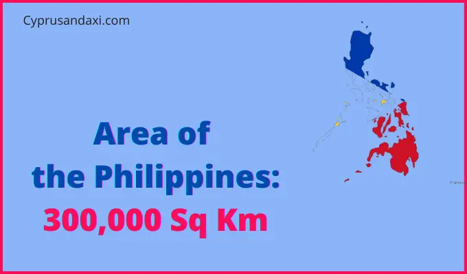 Area of the Philippines compared to New York
