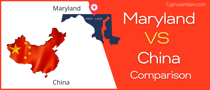 Is Maryland bigger than China