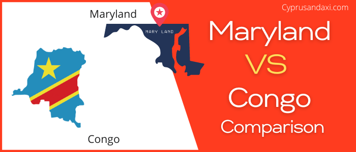 Is Maryland bigger than Congo