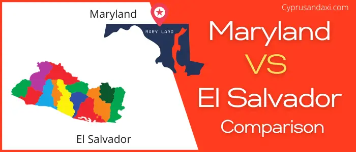 Is Maryland bigger than El Salvador