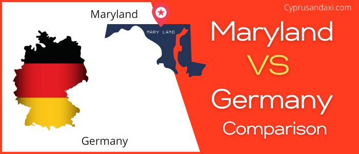 Is Maryland bigger than Germany