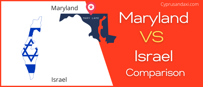 Is Maryland bigger than Israel