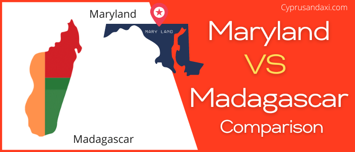 Is Maryland bigger than Madagascar