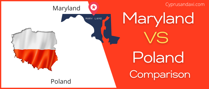 Is Maryland bigger than Poland