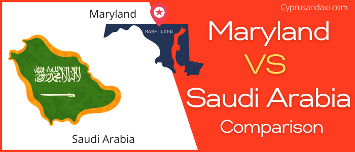 Is Maryland bigger than Saudi Arabia