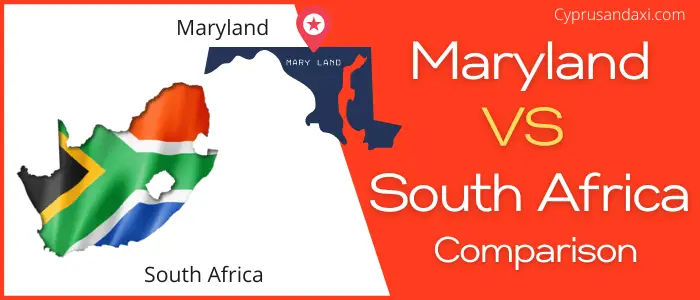 Is Maryland bigger than South Africa