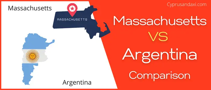 Is Massachusetts bigger than Argentina