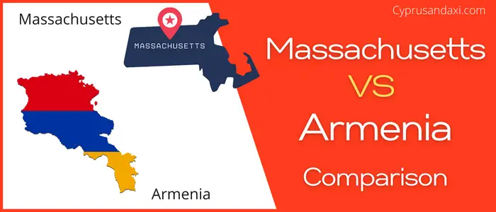 Is Massachusetts bigger than Armenia