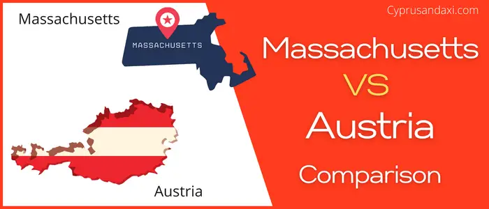 Is Massachusetts bigger than Austria