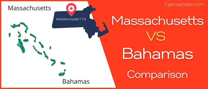 Is Massachusetts bigger than Bahamas