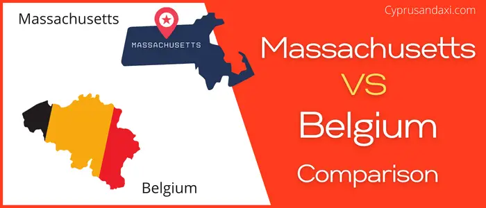 Is Massachusetts bigger than Belgium