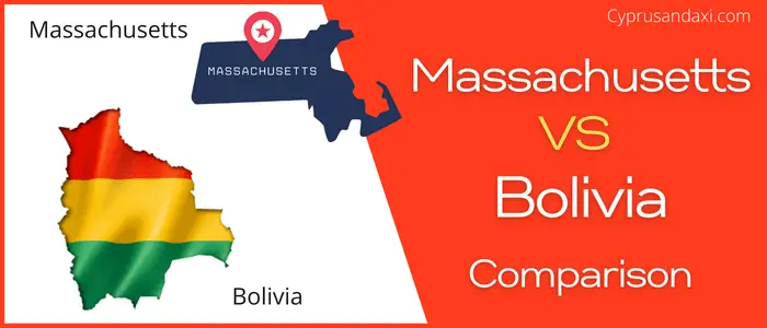 Is Massachusetts bigger than Bolivia