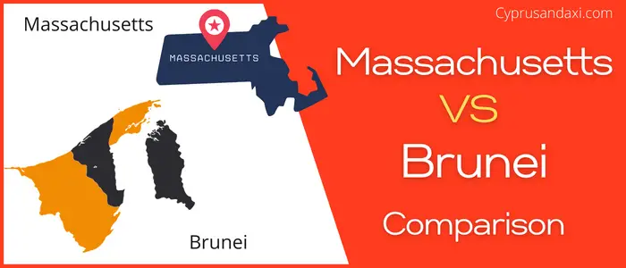 Is Massachusetts bigger than Brunei