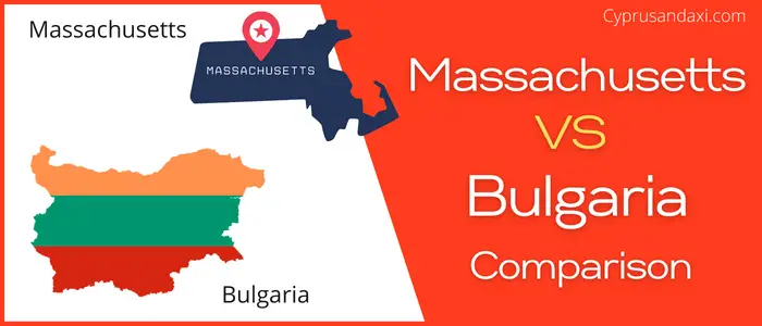 Is Massachusetts bigger than Bulgaria