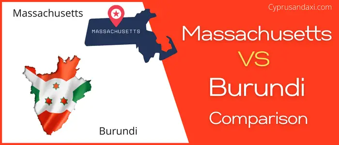 Is Massachusetts bigger than Burundi