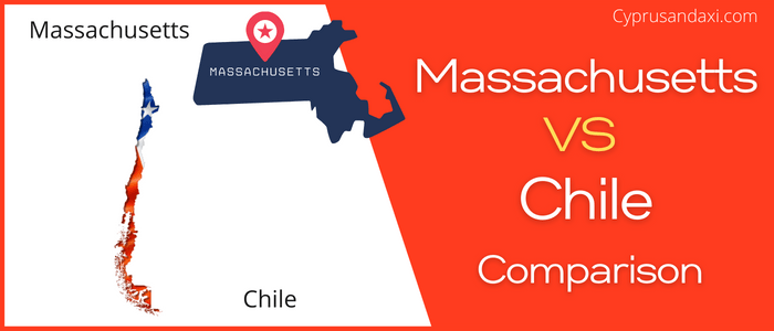 Is Massachusetts bigger than Chile