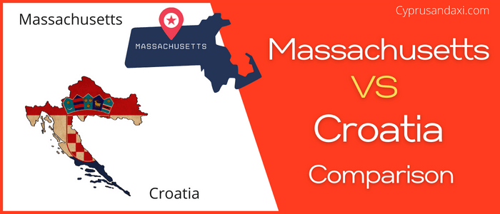 Is Massachusetts bigger than Croatia