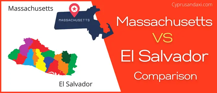 Is Massachusetts bigger than El Salvador