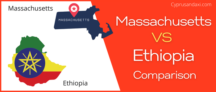 Is Massachusetts bigger than Ethiopia