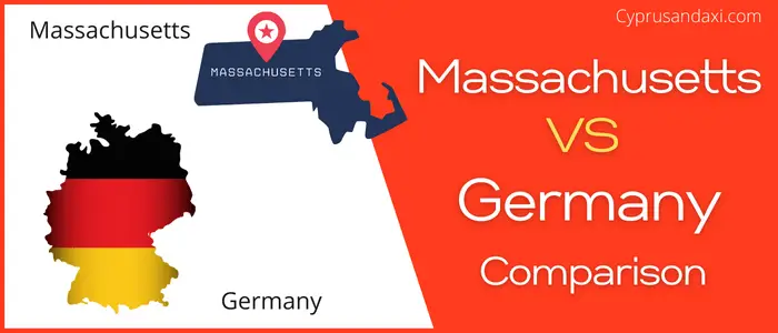 Is Massachusetts bigger than Germany