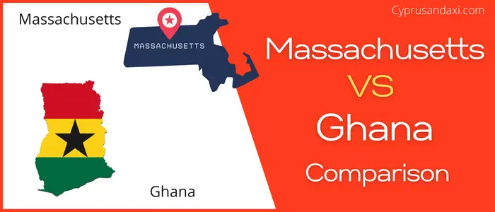 Is Massachusetts bigger than Ghana