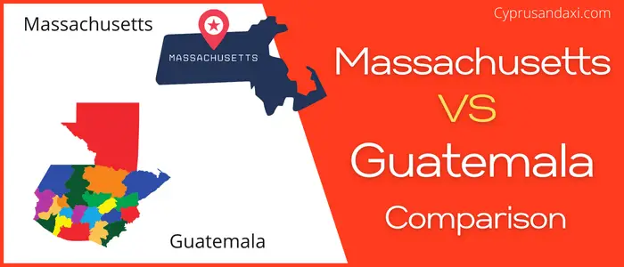 Is Massachusetts bigger than Guatemala