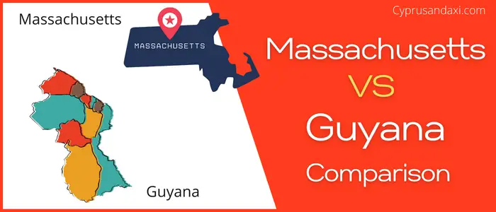Is Massachusetts bigger than Guyana