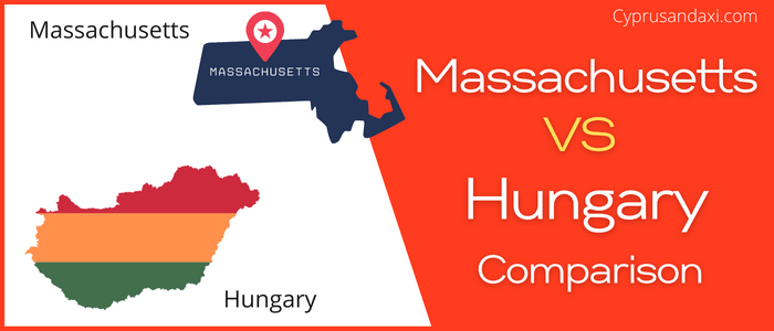 Is Massachusetts bigger than Hungary