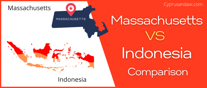 Is Massachusetts bigger than Indonesia