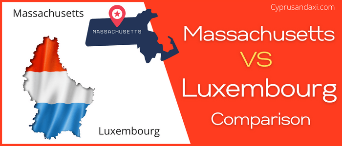 Is Massachusetts bigger than Luxembourg