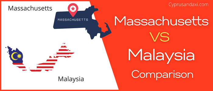 Is Massachusetts bigger than Malaysia