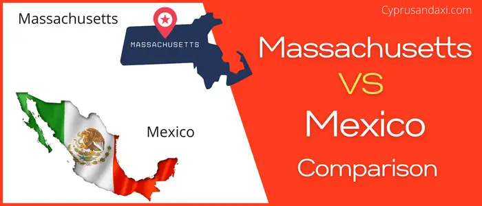 Is Massachusetts bigger than Mexico