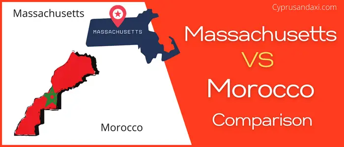 Is Massachusetts bigger than Morocco
