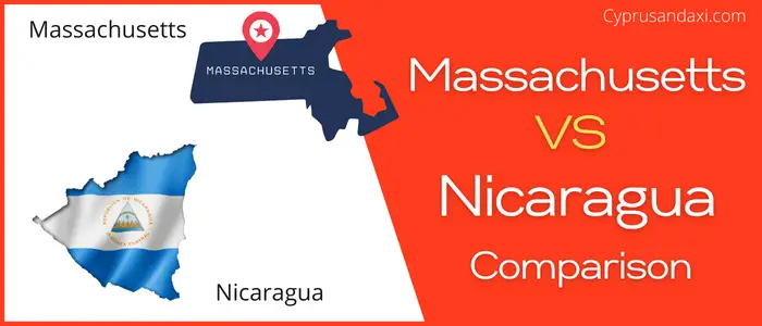 Is Massachusetts bigger than Nicaragua