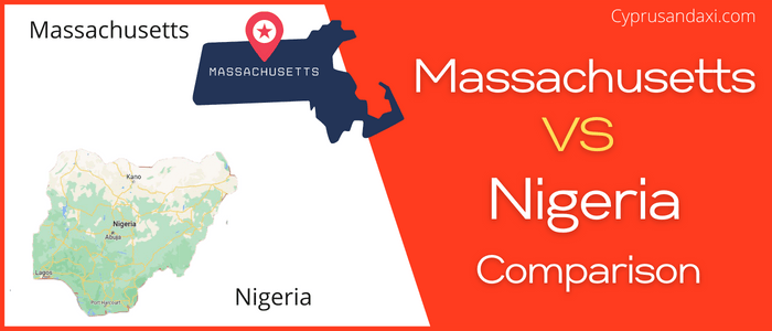 Is Massachusetts bigger than Nigeria