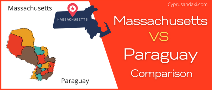 Is Massachusetts bigger than Paraguay