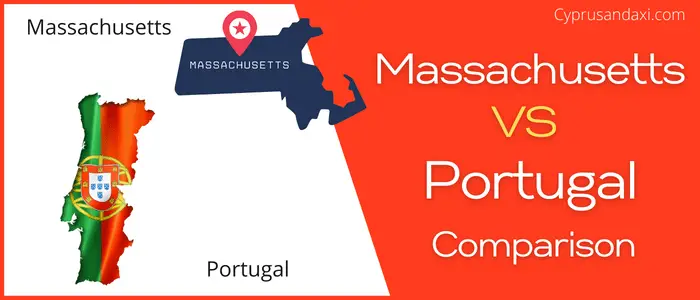 Is Massachusetts bigger than Portugal