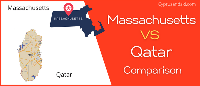 Is Massachusetts bigger than Qatar