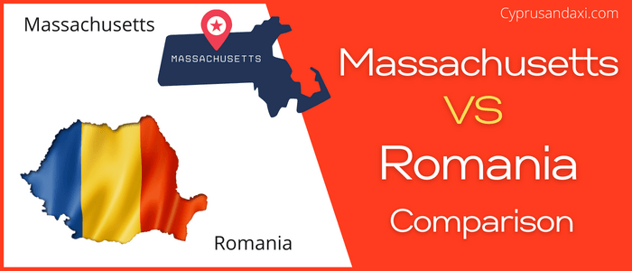 Is Massachusetts bigger than Romania