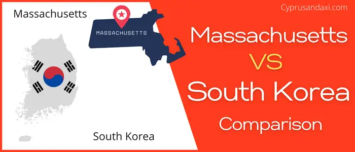 Is Massachusetts bigger than South Korea