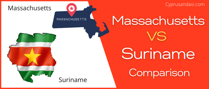 Is Massachusetts bigger than Suriname
