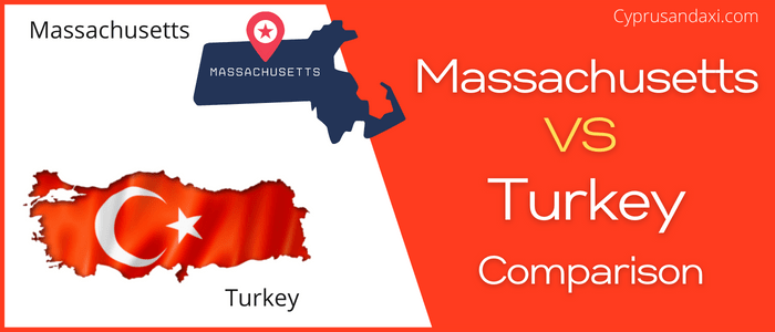 Is Massachusetts bigger than Turkey