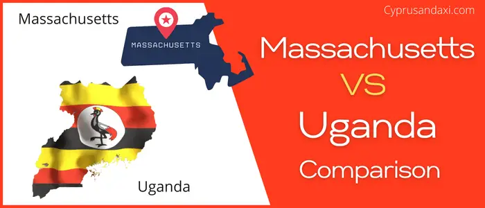 Is Massachusetts bigger than Uganda