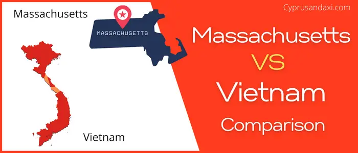 Is Massachusetts bigger than Vietnam