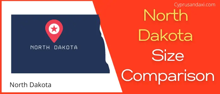 North Dakota Size Comparison