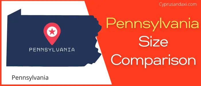 Pennsylvania Size Comparison