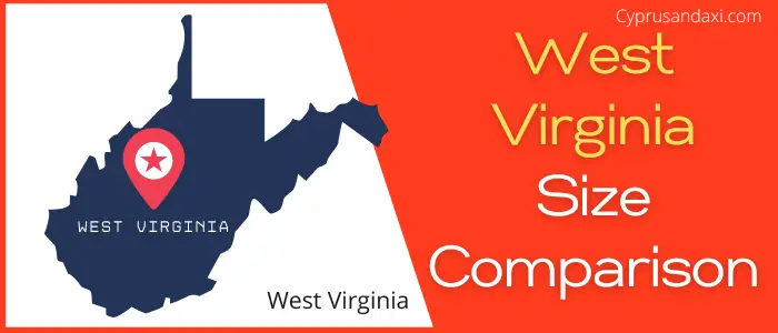 West Virginia Size Comparison